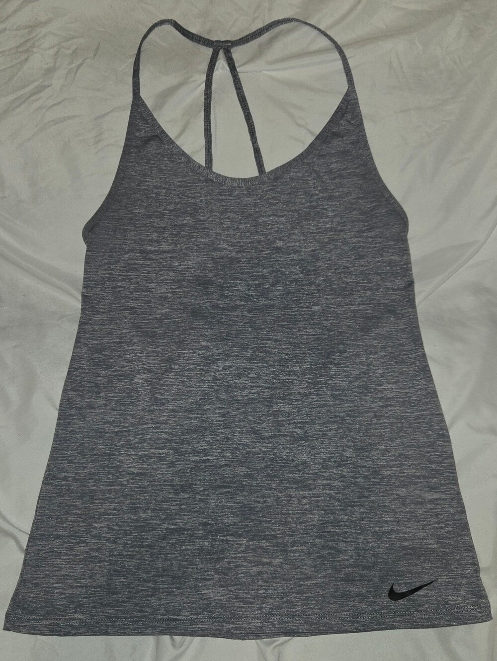 Nike Gray Racerback Tank Top Sz S